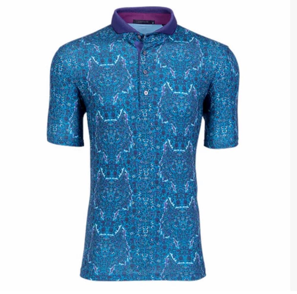 Greyson - Herbarium Salamander Mens Golf Polo / S / NWT